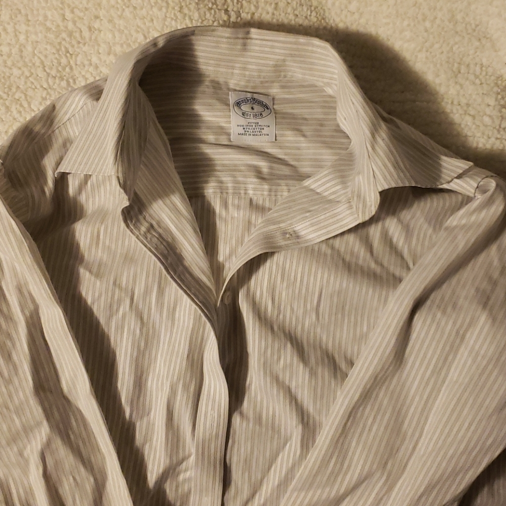 Brooks Brothers fitted non-iron stretch